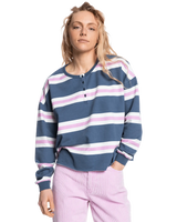 The Quiksilver Womens Collection Womens Sunset Spot Sweatshirt in Orchid Flower