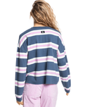 The Quiksilver Womens Collection Womens Sunset Spot Sweatshirt in Orchid Flower