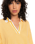 The Quiksilver Womens Collection Womens Seventies Mind Sweatshirt in Saffron