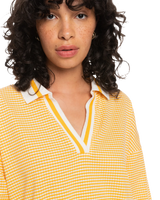 The Quiksilver Womens Collection Womens Seventies Mind Sweatshirt in Saffron