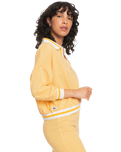 The Quiksilver Womens Collection Womens Seventies Mind Sweatshirt in Saffron