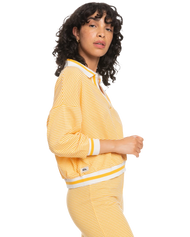 The Quiksilver Womens Collection Womens Seventies Mind Sweatshirt in Saffron