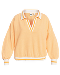 The Quiksilver Womens Collection Womens Seventies Mind Sweatshirt in Saffron