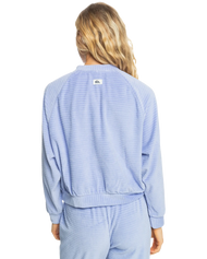 The Quiksilver Womens Collection Womens Newer Spot Sweatshirt in Hydrangea