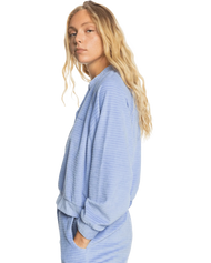 The Quiksilver Womens Collection Womens Newer Spot Sweatshirt in Hydrangea