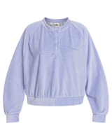 The Quiksilver Womens Collection Womens Newer Spot Sweatshirt in Hydrangea