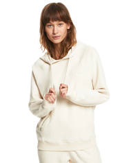 The Quiksilver Womens Collection Womens Quiet Energy Hoodie in Ecru