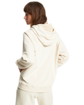 The Quiksilver Womens Collection Womens Quiet Energy Hoodie in Ecru