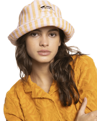 The Quiksilver Womens Nomad Culture Bucket Hat in Bleached Mauve