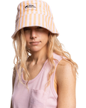 The Quiksilver Womens Nomad Culture Bucket Hat in Bleached Mauve