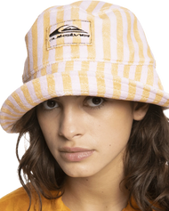 The Quiksilver Womens Nomad Culture Bucket Hat in Bleached Mauve