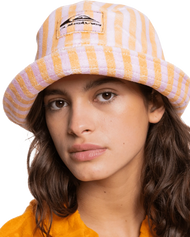 The Quiksilver Womens Nomad Culture Bucket Hat in Bleached Mauve