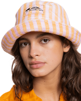 The Quiksilver Womens Nomad Culture Bucket Hat in Bleached Mauve