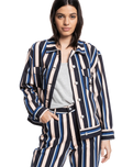 The Quiksilver Womens Dream Is On Jacket in Phantom Dream Stripe