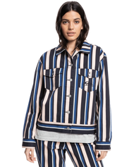 The Quiksilver Womens Dream Is On Jacket in Phantom Dream Stripe