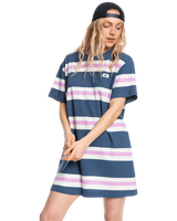 The Quiksilver Womens Collection Womens Everyday Tee Dress in Vintage Indigo