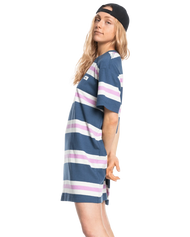 The Quiksilver Womens Collection Womens Everyday Tee Dress in Vintage Indigo