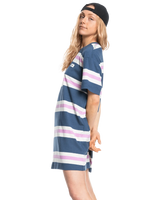 The Quiksilver Womens Collection Womens Everyday Tee Dress in Vintage Indigo