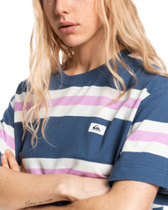 The Quiksilver Womens Collection Womens Everyday Tee Dress in Vintage Indigo