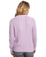 The Quiksilver Womens Collection Womens Ocean Breeze Jumper in Fair Orchid