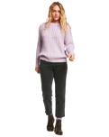 The Quiksilver Womens Collection Womens Ocean Breeze Jumper in Fair Orchid