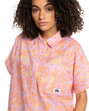 The Quiksilver Womens Collection Womens On Vacation Shirt Dress in Orchid Flower