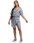 The Quiksilver Womens Collection Womens Stranger Things Lenora Woven Playsuit in Lenora War Paint Marlin