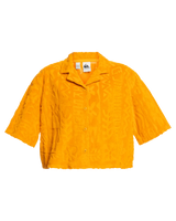 The Quiksilver Womens Collection Womens Nomad Culture Shirt in Sunflower