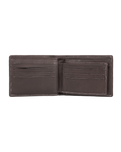 The Quiksilver Mens Gutherie IV Wallet in Chocolate Brown