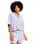 Uni Towel Shirt in Hydrangea Stripe