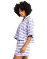 Uni Towel Shirt in Hydrangea Stripe