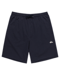 The Quiksilver Mens Mens Basic Fleece Shorts in Navy Blazer