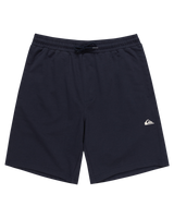 The Quiksilver Mens Mens Basic Fleece Shorts in Navy Blazer