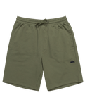 The Quiksilver Mens Mens Basic Fleece Shorts in Four Leaf Clover 