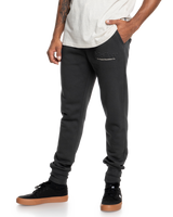 The Quiksilver Mens Emboss Joggers in Tarmac