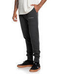 The Quiksilver Mens Emboss Joggers in Tarmac