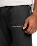 The Quiksilver Mens Emboss Joggers in Tarmac