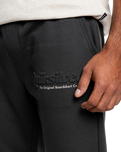 The Quiksilver Mens Emboss Joggers in Tarmac