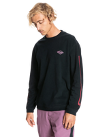 The Quiksilver Mens Flame On Fleece in True Black