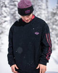 The Quiksilver Mens Flame On Fleece in True Black