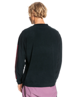 The Quiksilver Mens Flame On Fleece in True Black