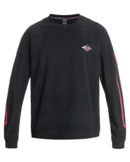 The Quiksilver Mens Flame On Fleece in True Black