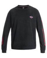 The Quiksilver Mens Flame On Fleece in True Black