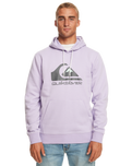 The Quiksilver Mens Big Logo Hoodie in Purple Rose