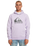 The Quiksilver Mens Big Logo Hoodie in Purple Rose