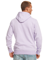 The Quiksilver Mens Big Logo Hoodie in Purple Rose