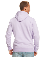 The Quiksilver Mens Big Logo Hoodie in Purple Rose