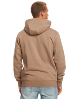 The Quiksilver Mens Big Logo Hoodie in Fossil