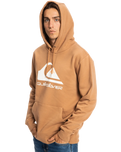 The Quiksilver Mens Big Logo Hoodie in Chipmunk