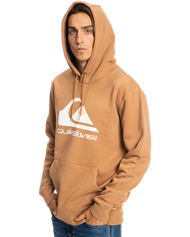 The Quiksilver Mens Big Logo Hoodie in Chipmunk